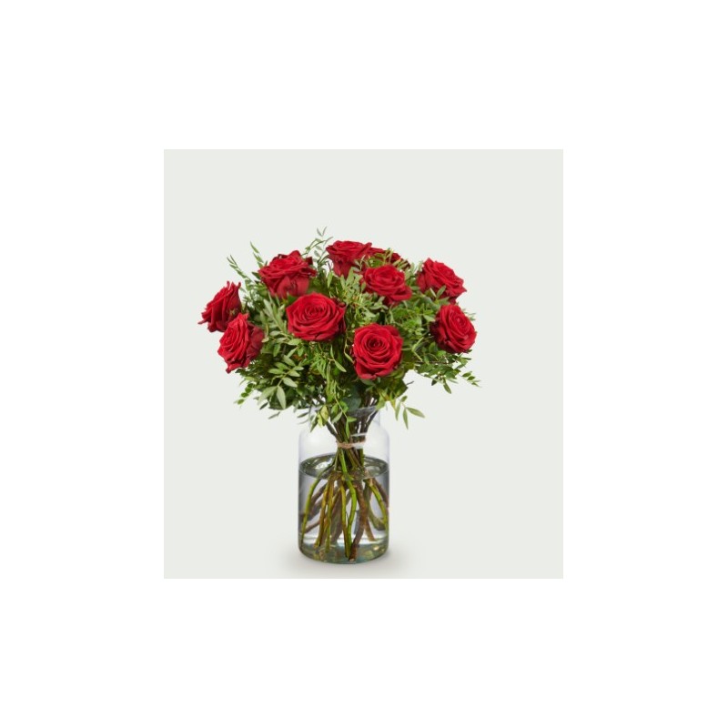 Buchet 21 trandafiri rosii